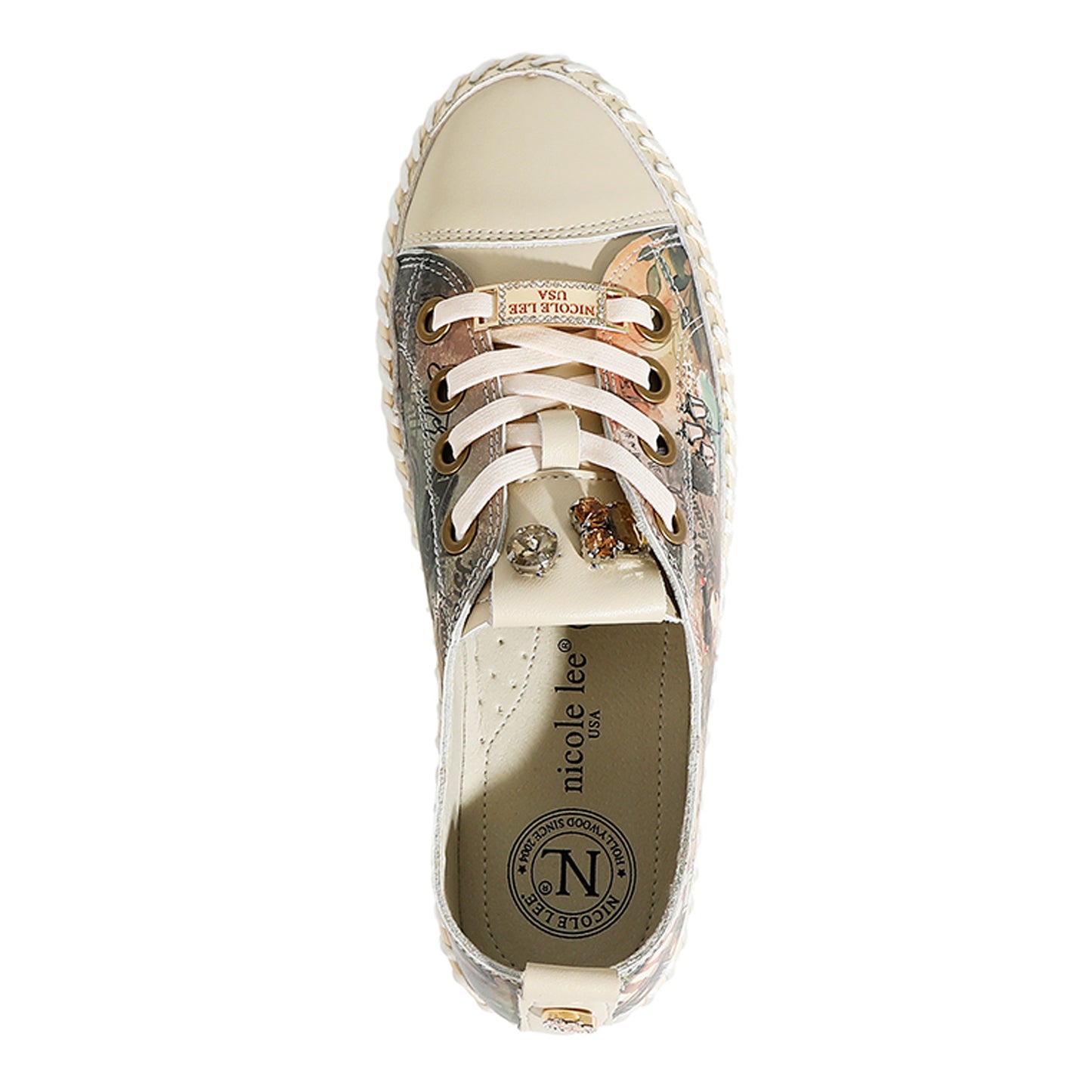 PETRA PLATFORM SNEAKERS - BLING23110 VIRTUAL FRIEND  / SUN AND SAND / QUEEN CLEOPARTA / MODA SNOWFLAKE / BEST SMILE /  /