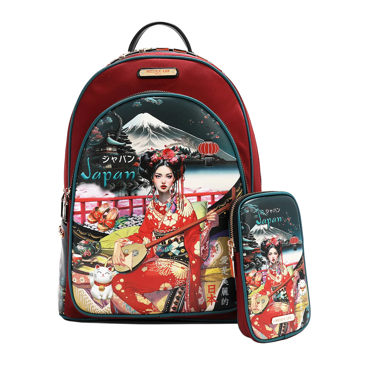 LAPTOP BACKPACK WITH USB CHARGING PORT - BP16698 VIRTUAL FRIEND / EMOTION
