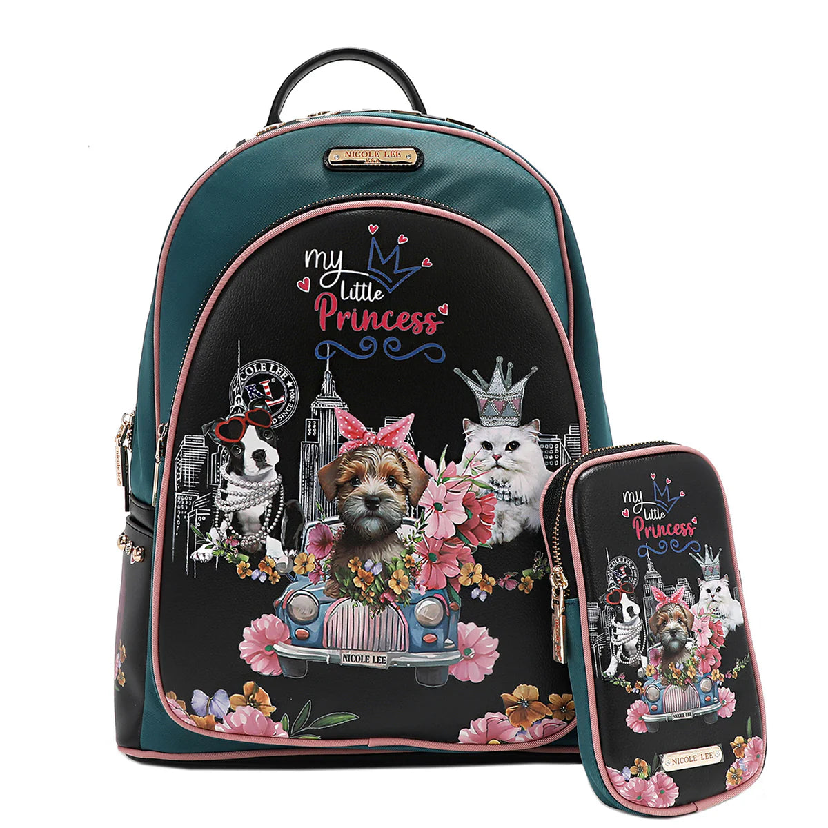 LAPTOP BACKPACK WITH USB CHARGING PORT - BP16698 VIRTUAL FRIEND / EMOTION