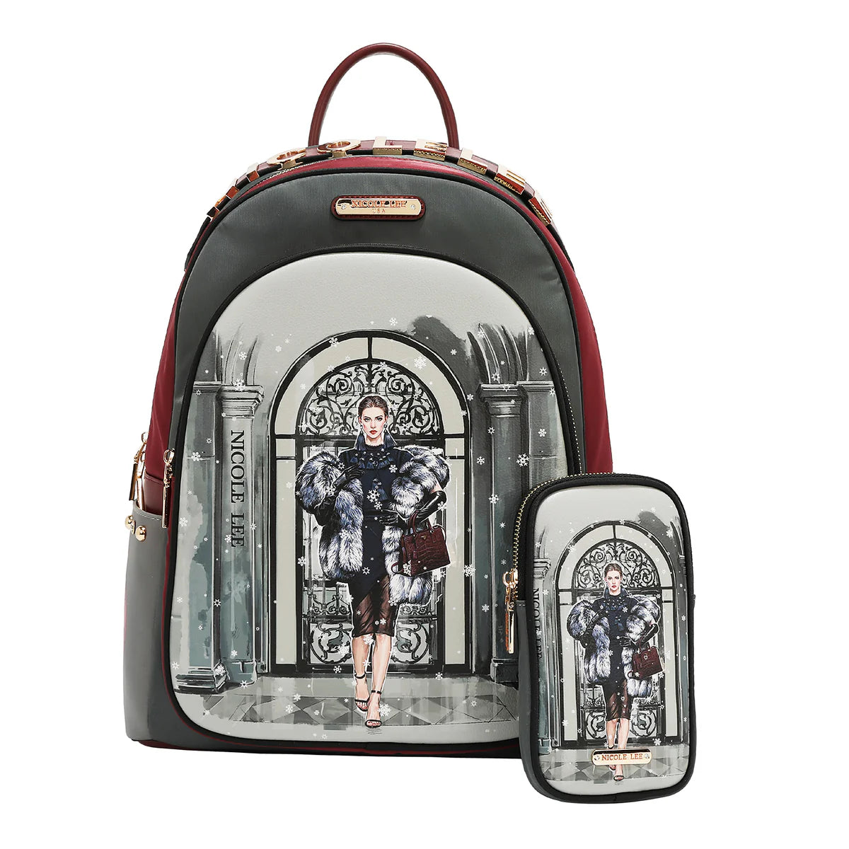 LAPTOP BACKPACK WITH USB CHARGING PORT - BP16698 VIRTUAL FRIEND / EMOTION