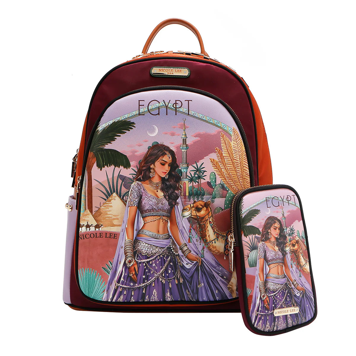 LAPTOP BACKPACK WITH USB CHARGING PORT - BP16698 VIRTUAL FRIEND / EMOTION