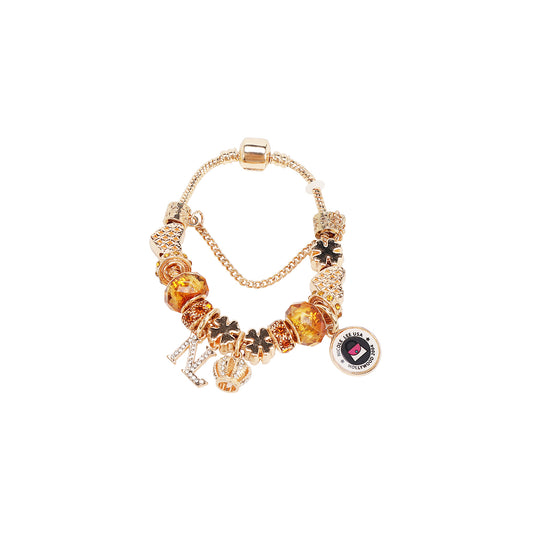 GOLD CHARM BRACELET GOLD 0 - BR8010 GOLD