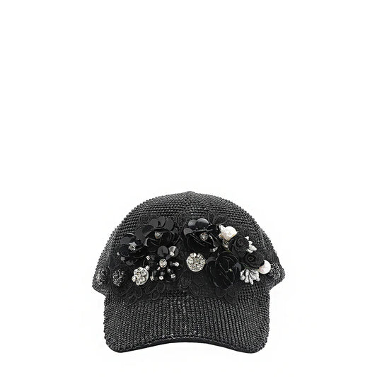 BIJOUX CAP -  CAP7822 BLACK / SILVER