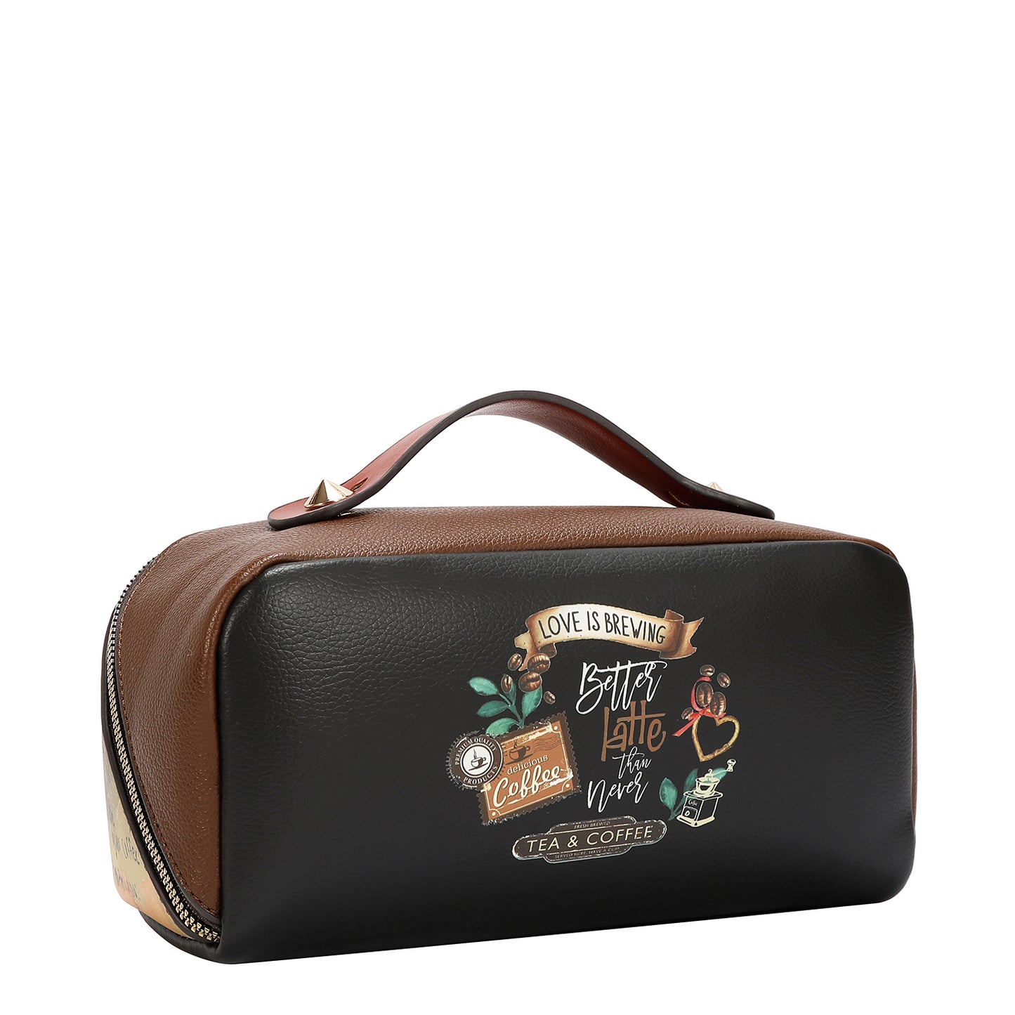 STRUCTURED TOP-HANDLE COSMETIC CASE - COS8002 VIRTUAL FRIEND