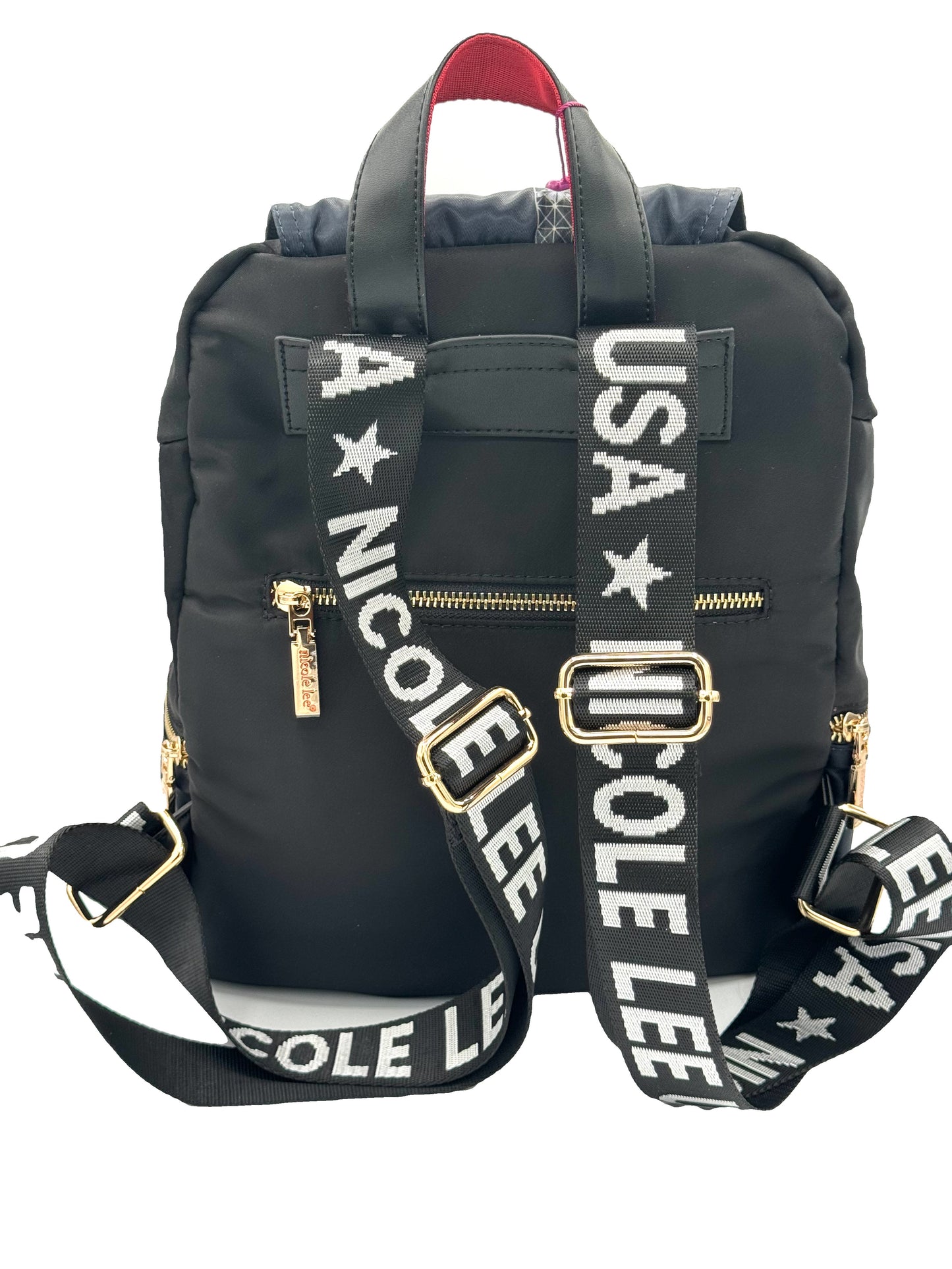 PRT16827 MULTI USE NYLON FLAP BACKPACK