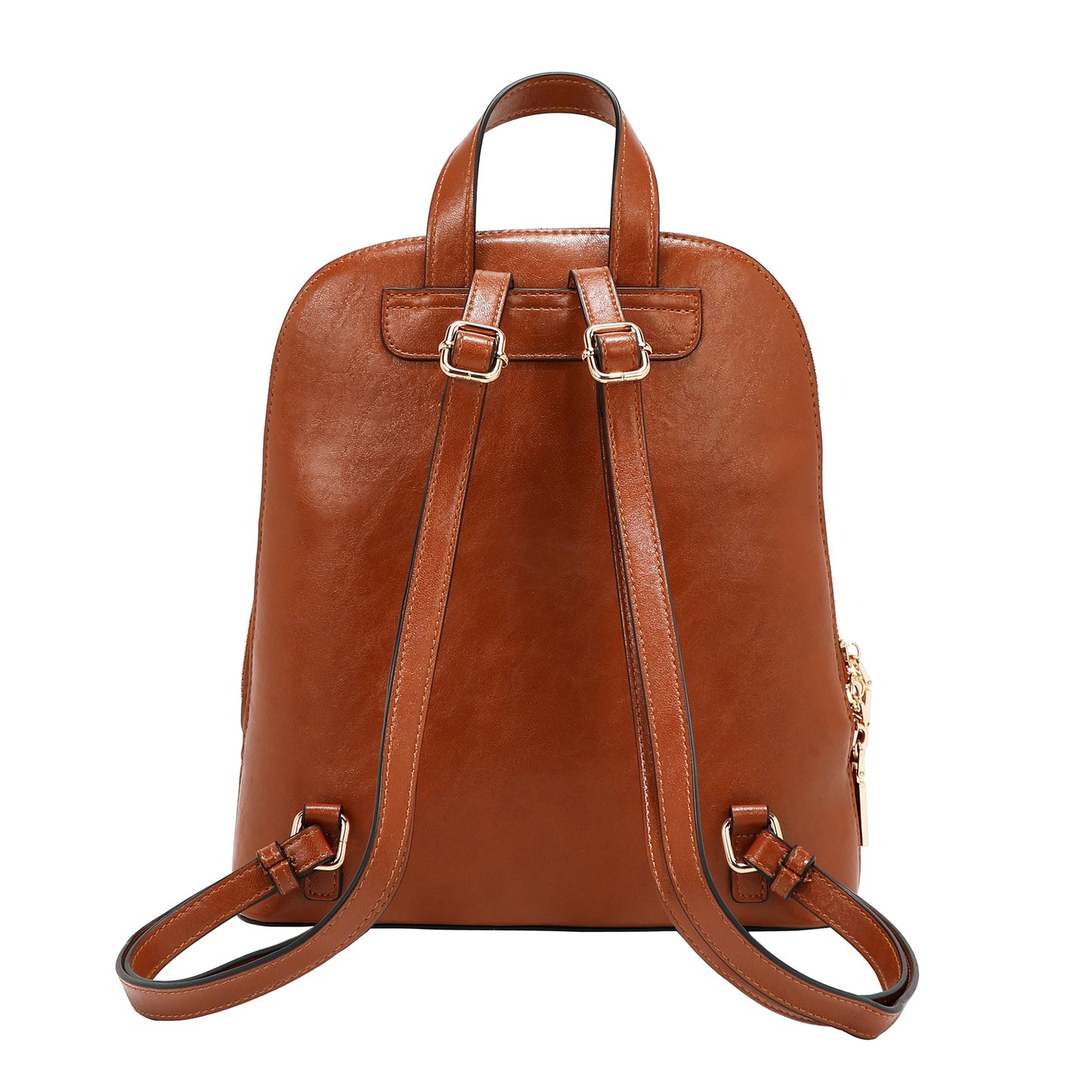 EMBOSSED LOGO BACKPACK - EMB17452 WINE / BROWN / OLIVE / WHITE / BLACK