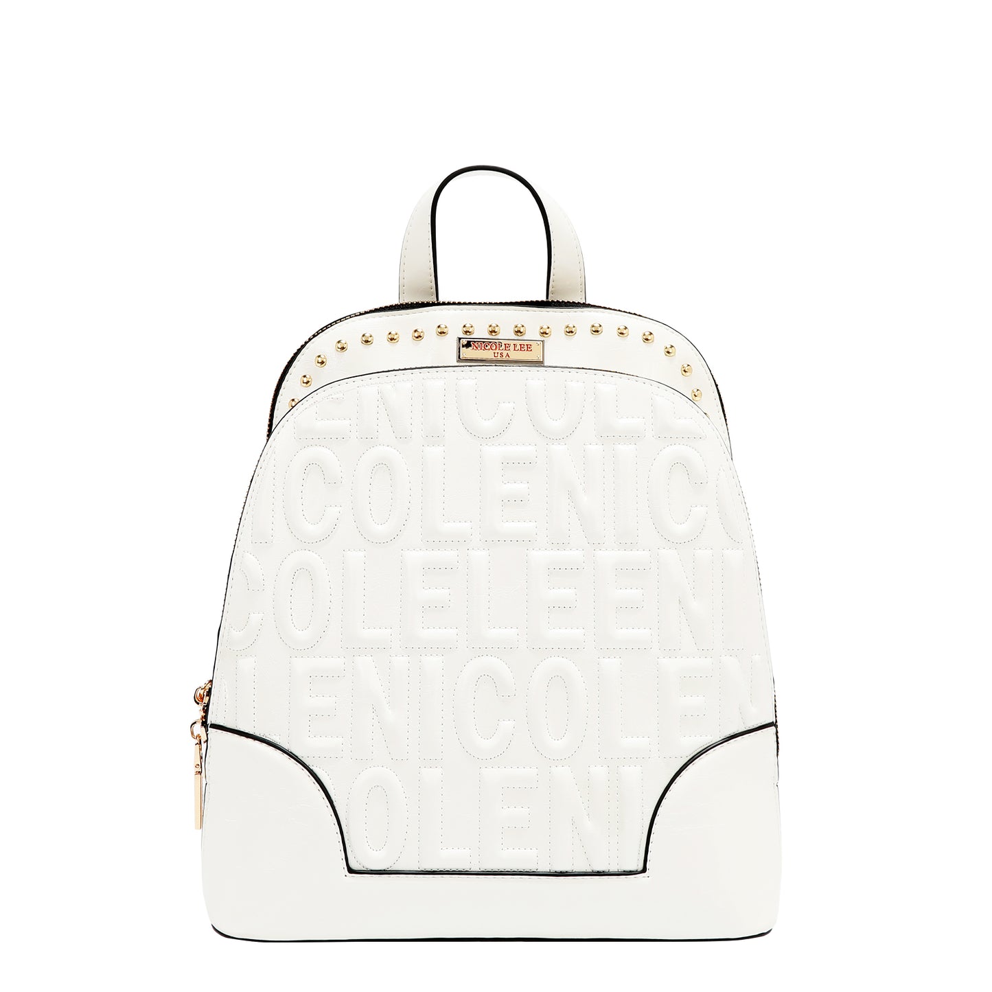 EMBOSSED LOGO BACKPACK - EMB17452 WINE / BROWN / OLIVE / WHITE / BLACK