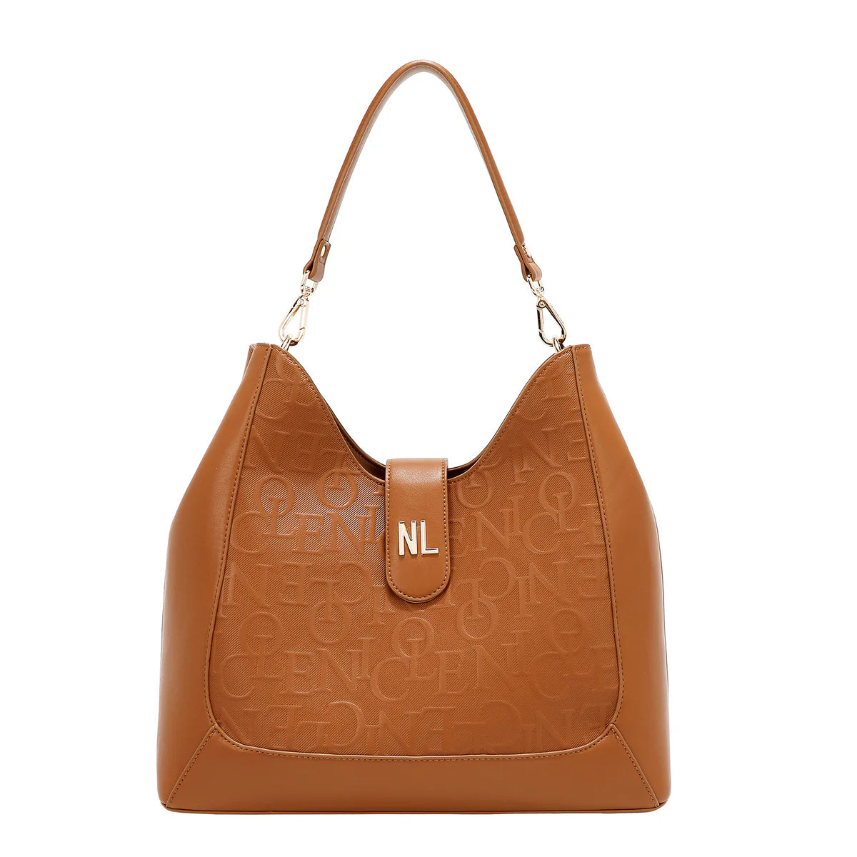 EMBOSSED ELEGANCE HOBO BAG - EMB17505  BURGUNDY / CHAMPAGNE / BROWN / OLIVE / PINK
