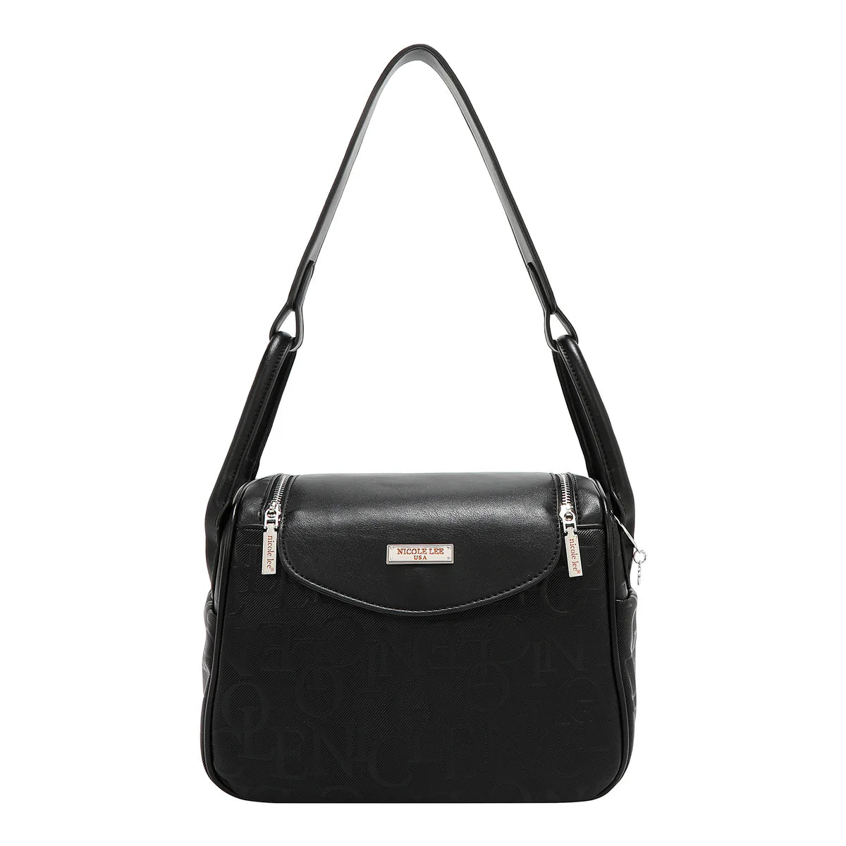 EMBOSSED ELEGANCE SHOULDER BAG - EMB17507 PINK / BLACK / BURGUNDY / CHAMPAGNE / OLIVE / BROWN