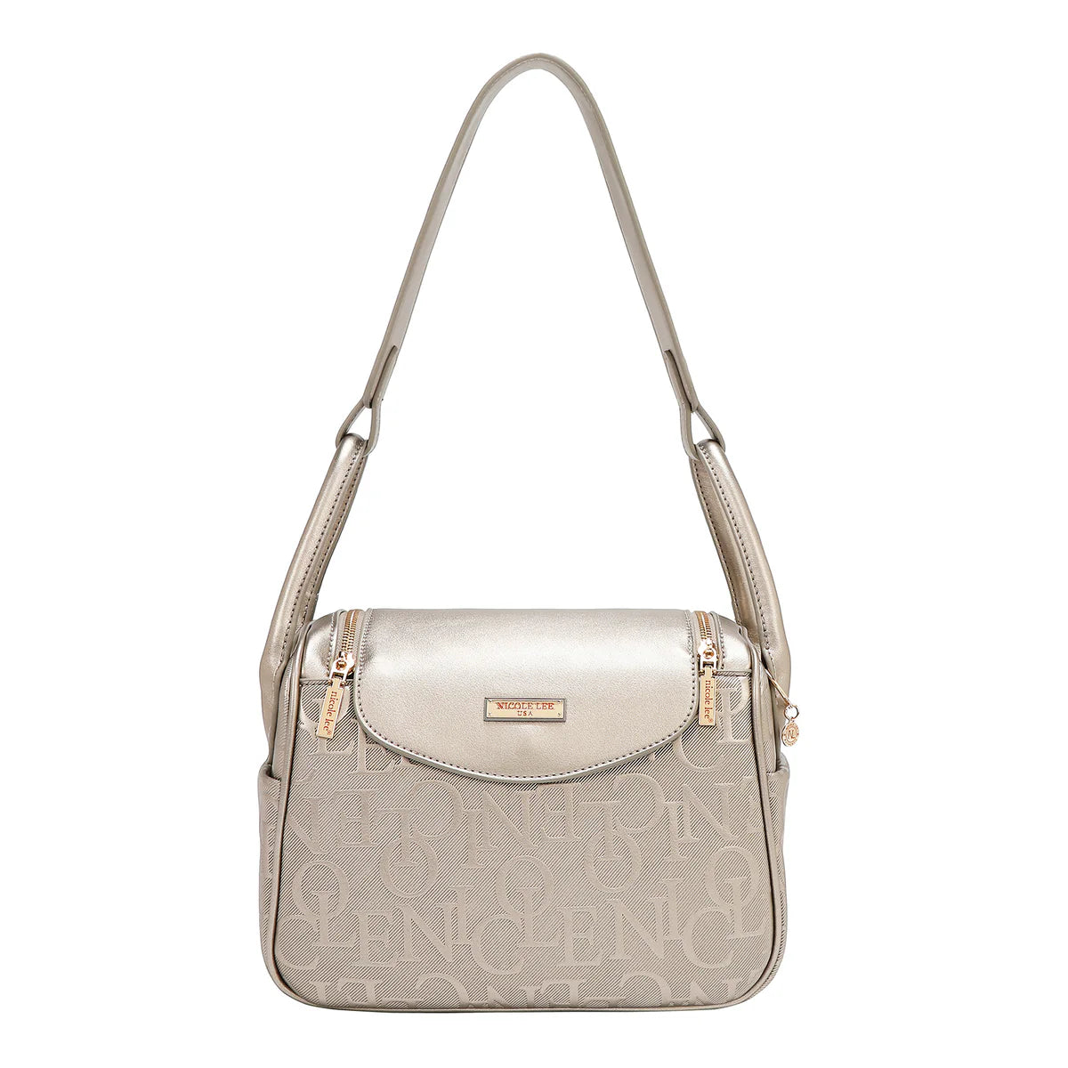 EMBOSSED ELEGANCE SHOULDER BAG - EMB17507 PINK / BLACK / BURGUNDY / CHAMPAGNE / OLIVE / BROWN