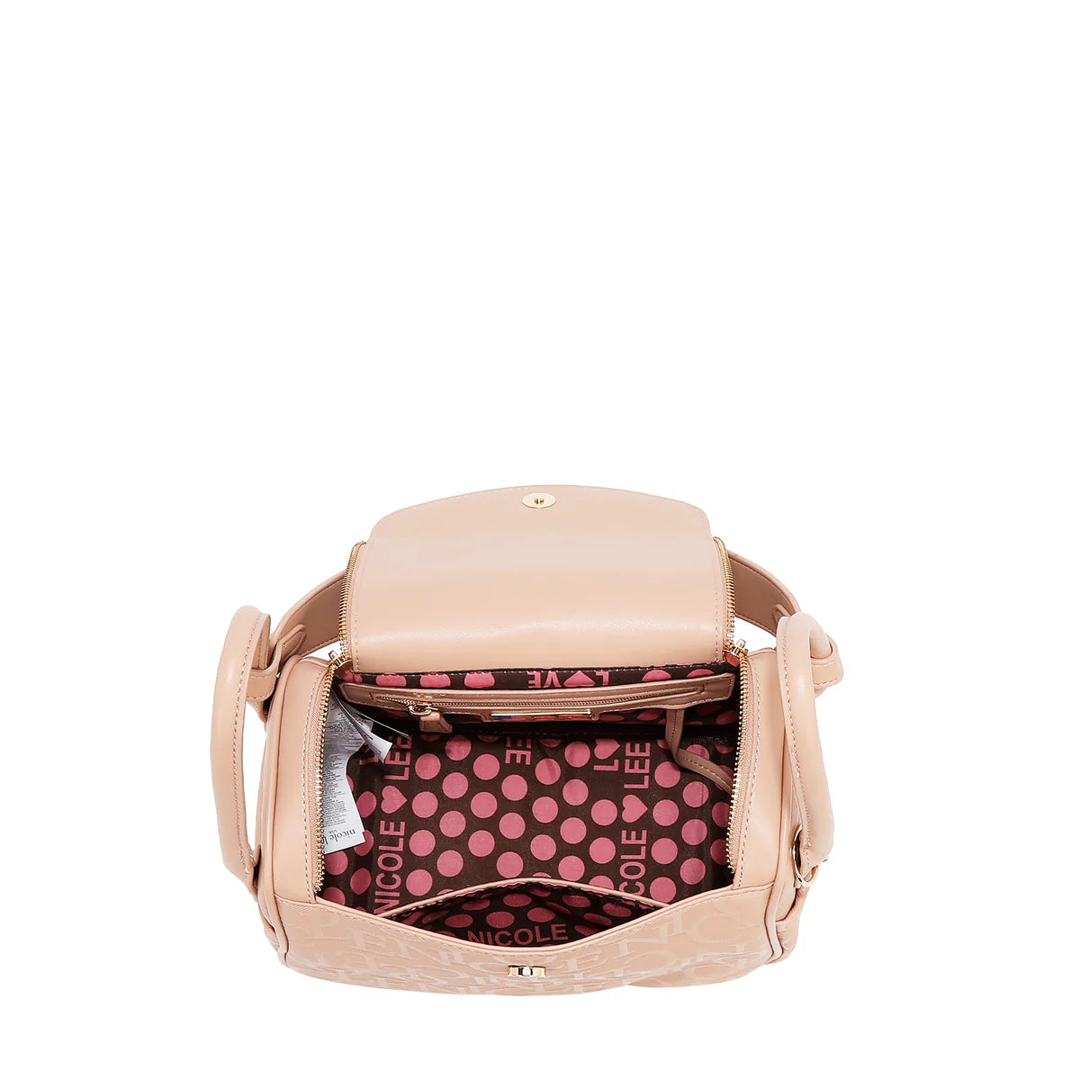EMBOSSED ELEGANCE SHOULDER BAG - EMB17507 PINK / BLACK / BURGUNDY / CHAMPAGNE / OLIVE / BROWN