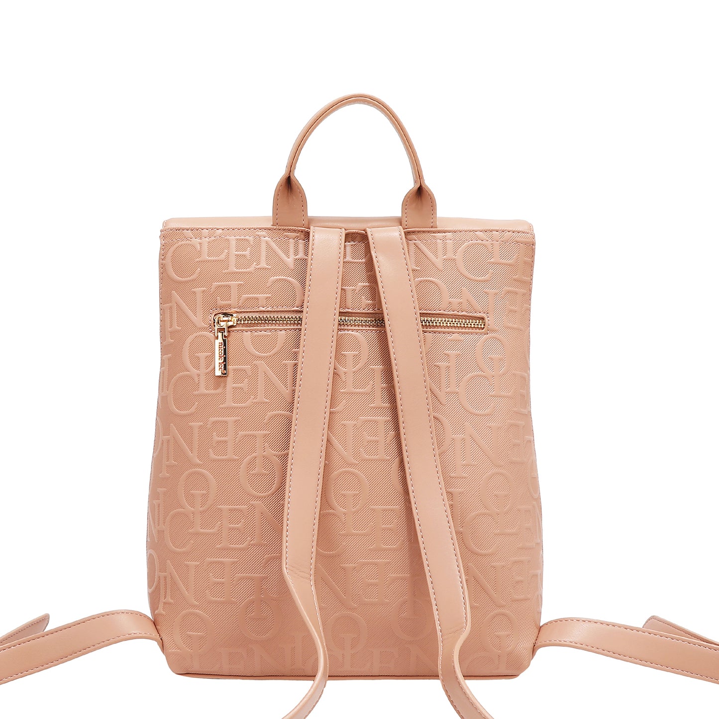 EMBOSSED ELEGANCE MULTIPOCKET BACKPACK - EMB17508 BLACK / CHAMPAGNE / OLIVE / PINK