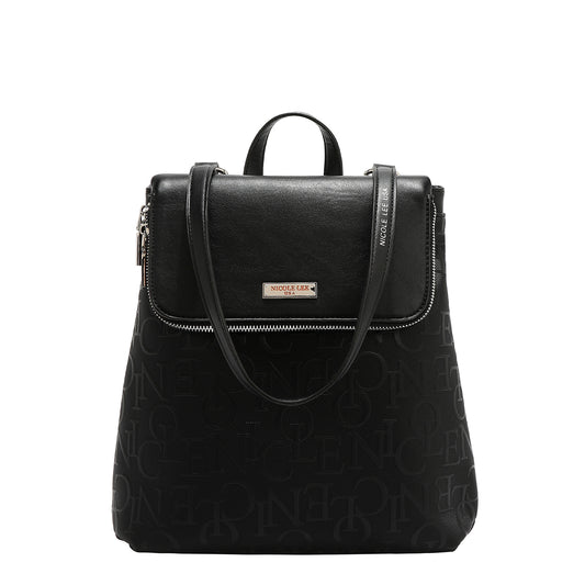 EMBOSSED ELEGANCE CONVERTIBLE FLAP - EMB17510 PINK / BURGUNDY / BROWN / BLACK / CHAMPAGNE / OLIVE