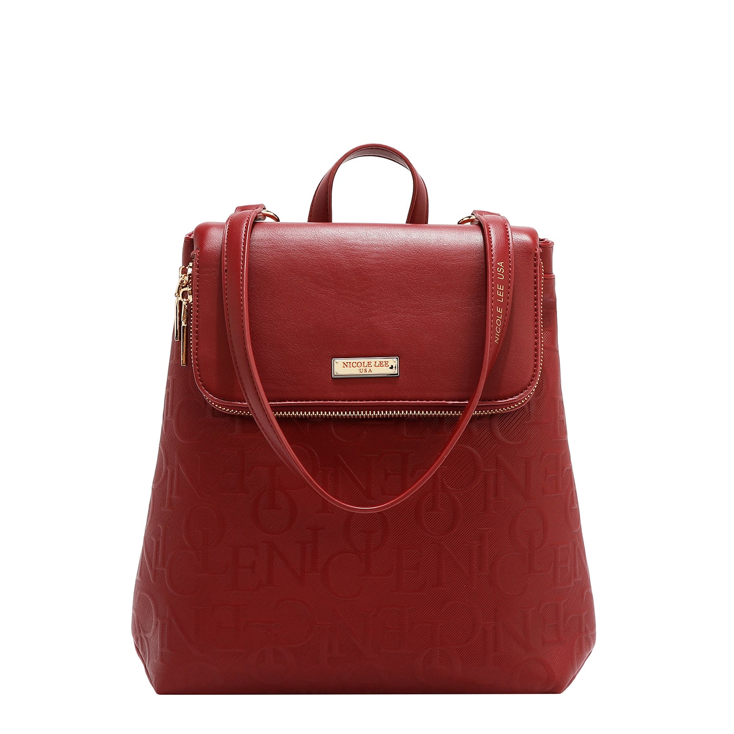 EMBOSSED ELEGANCE CONVERTIBLE FLAP - EMB17510 PINK / BURGUNDY / BROWN / BLACK / CHAMPAGNE / OLIVE