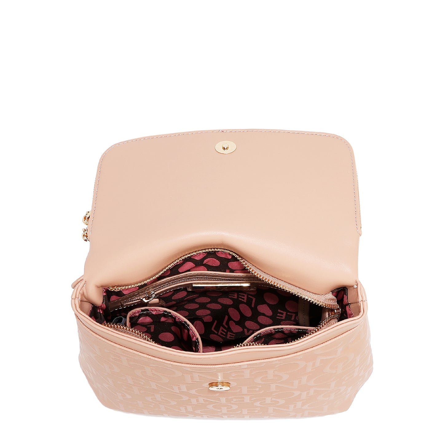 EMBOSSED ELEGANCE CONVERTIBLE FLAP - EMB17510 PINK / BURGUNDY / BROWN / BLACK / CHAMPAGNE / OLIVE