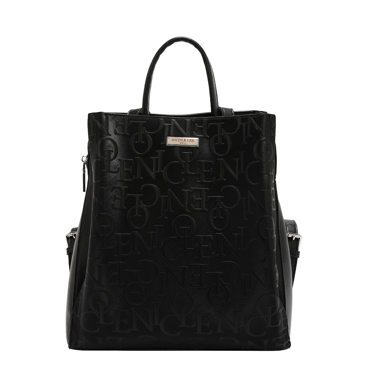 EMBOSSED ELEGANCE BACKPACK - EMB17511 BROWN / OLIVE / CHAMPAAGNE / BLACK