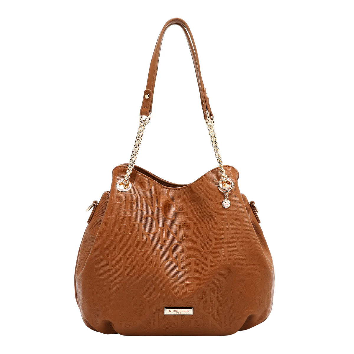 EMBOSSED ELEGANCE HANDBAG - EMB17512 OLIVE / BURGUNDY / PINK / CHAMPAGNE
