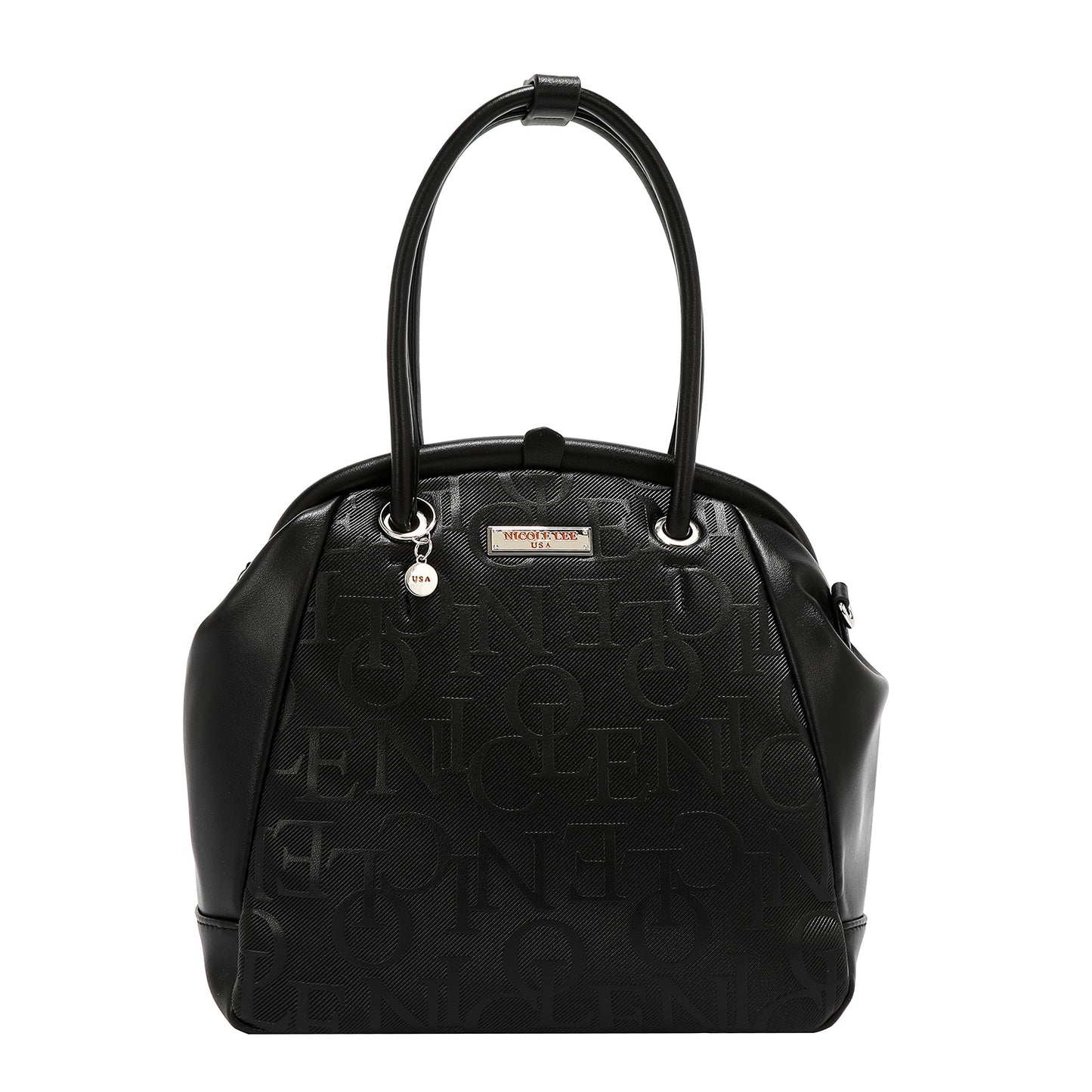 EMBOSSED ELEGANCE FRAME SHOULDER BAG - EMB17513 BROWN / BLACK/ PINK / CHAMPAGNE / BURGUNDY / OLIVE