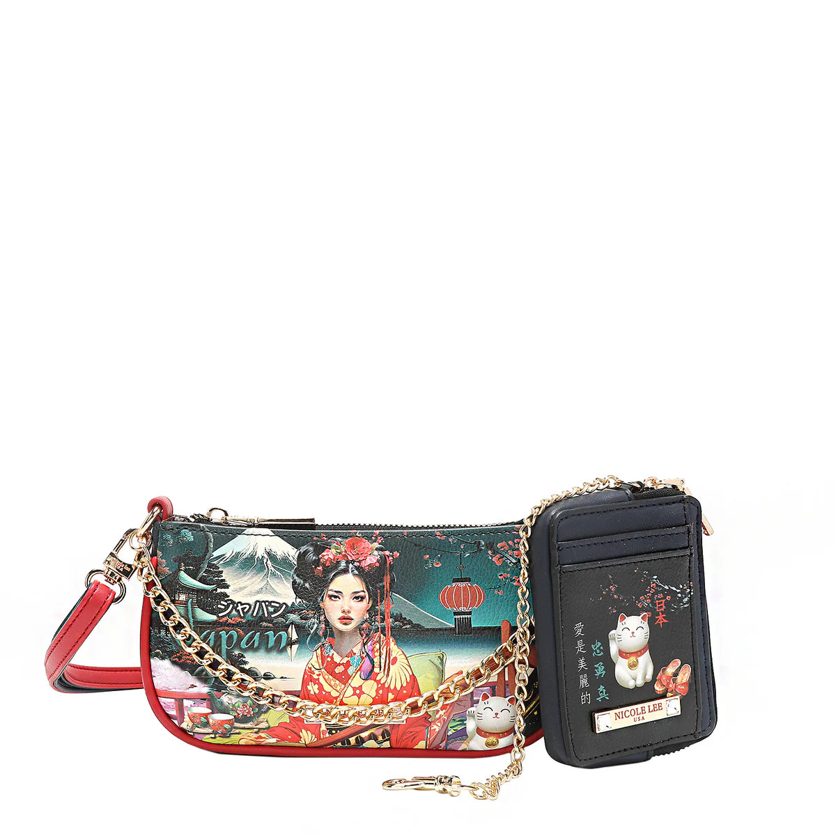 2 PIECE GIFT SET (Crossbody + Wallet) - GSET17119 BLIND DATE / AKIKO LA BELLEZA / LADIES NIGHT OUT / FAMILY YEARBOOK / THE QUEEN