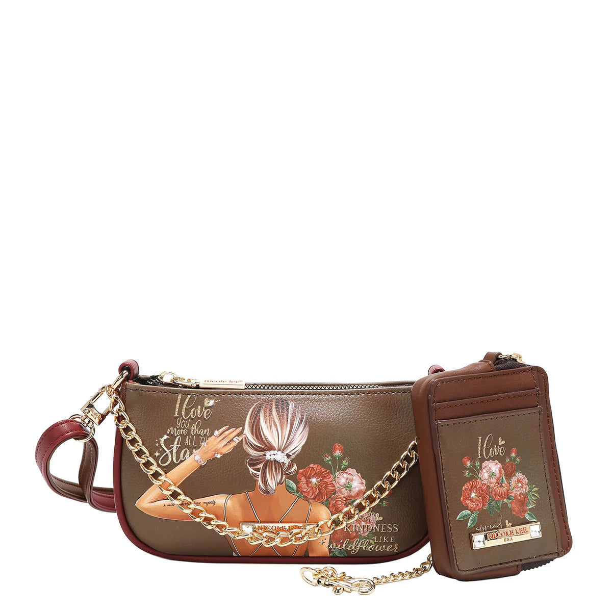 2 PIECE GIFT SET (Crossbody + Wallet) - GSET17119 BLIND DATE / AKIKO LA BELLEZA / LADIES NIGHT OUT / FAMILY YEARBOOK / THE QUEEN