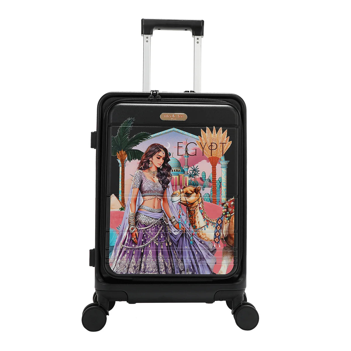 20" STRIPE CARRY-ON SUITCASE - HC4020 DREAM COMES TRUE / HOLLYWOOD DRIVE / BLIND DATE / AKIKO LA BELLEZA / LADIES NIGHT OUT / FAMILY YEARBOOD /  MARTHA TRAVELS ITALY / VIOLET BLOSSOM / NAIL POLISH / SUN AND SAND / QUEEN CLEOPATRA / DREAM COMES TRUE