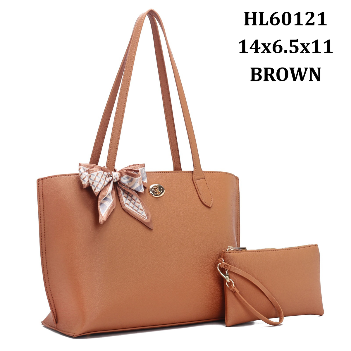 HL60121 Tote Bag Set  2 in 1 W/Wallet