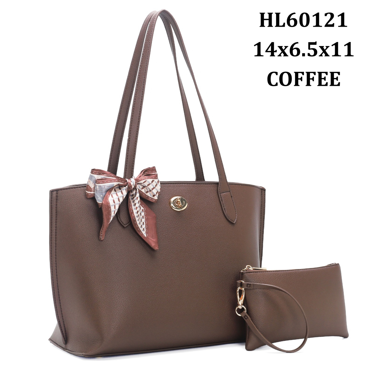 HL60121 Tote Bag Set  2 in 1 W/Wallet