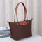 HM785 Nylon LOGO Flap Tote Bag