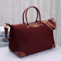 HM786 Nylon Flap Overnight Duffle Bag
