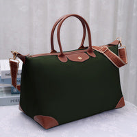 HM786 Nylon Flap Overnight Duffle Bag