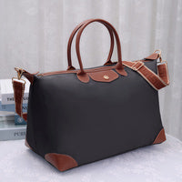 HM786 Nylon Flap Overnight Duffle Bag