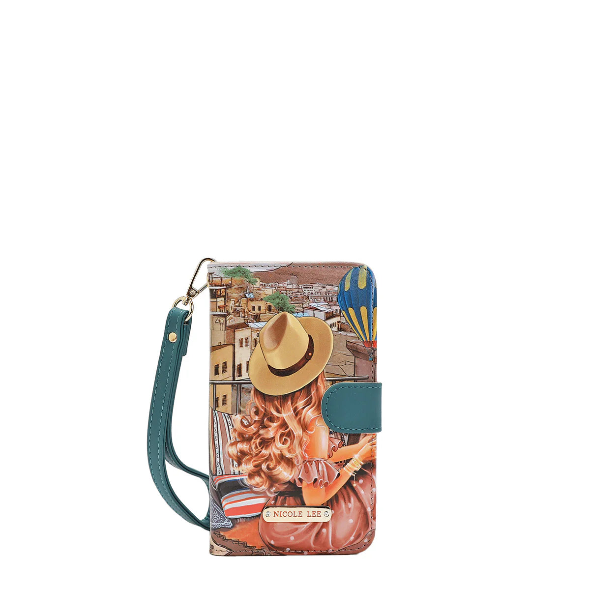 NL SIGNATURE PHONE CASE AND WALLET WRISTLET - HP6617 VIRTUAL FRIEND