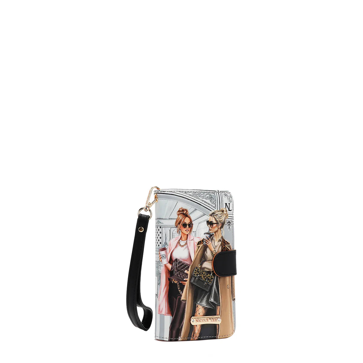 NL SIGNATURE PHONE CASE AND WALLET WRISTLET - HP6617 VIRTUAL FRIEND
