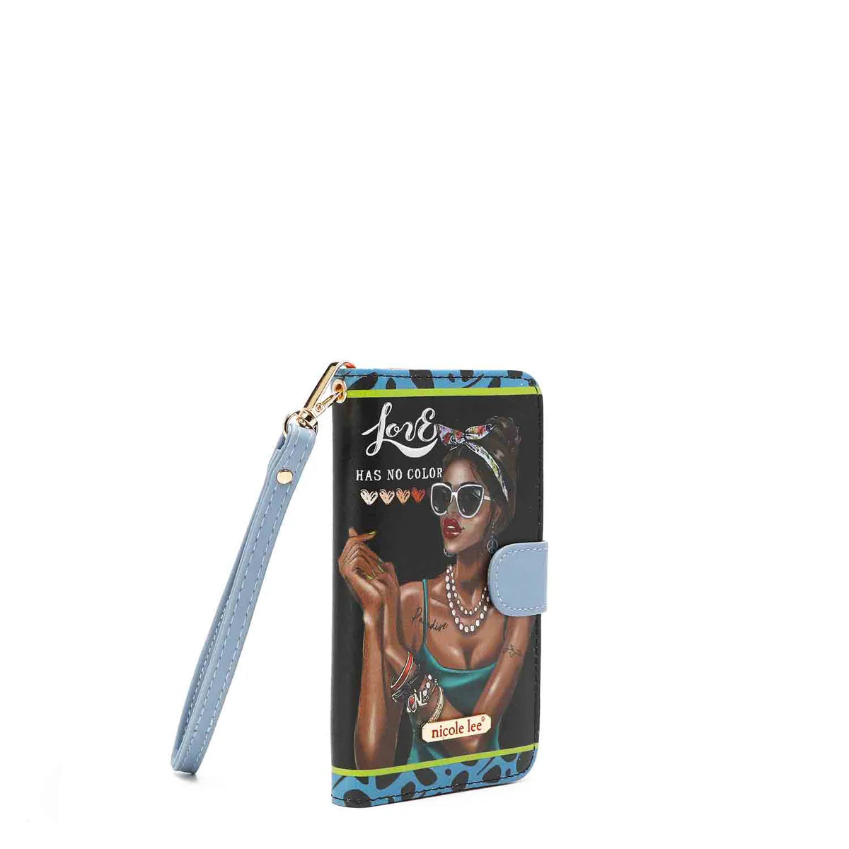 NL SIGNATURE PHONE CASE AND WALLET WRISTLET - HP6617 VIRTUAL FRIEND