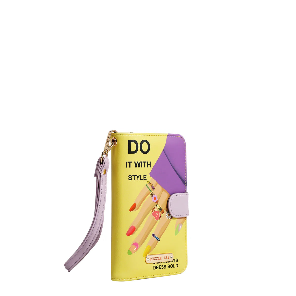 NL SIGNATURE PHONE CASE AND WALLET WRISTLET - HP6617 VIRTUAL FRIEND