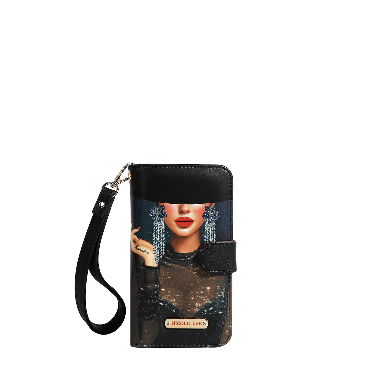 NL SIGNATURE PHONE CASE AND WALLET WRISTLET - HP6617 VIRTUAL FRIEND