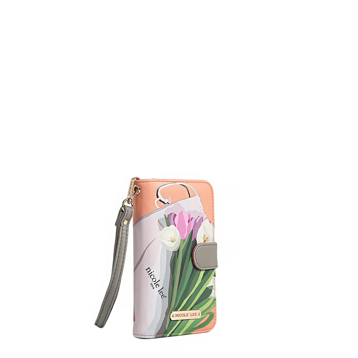 NL SIGNATURE PHONE CASE AND WALLET WRISTLET - HP6617 VIRTUAL FRIEND
