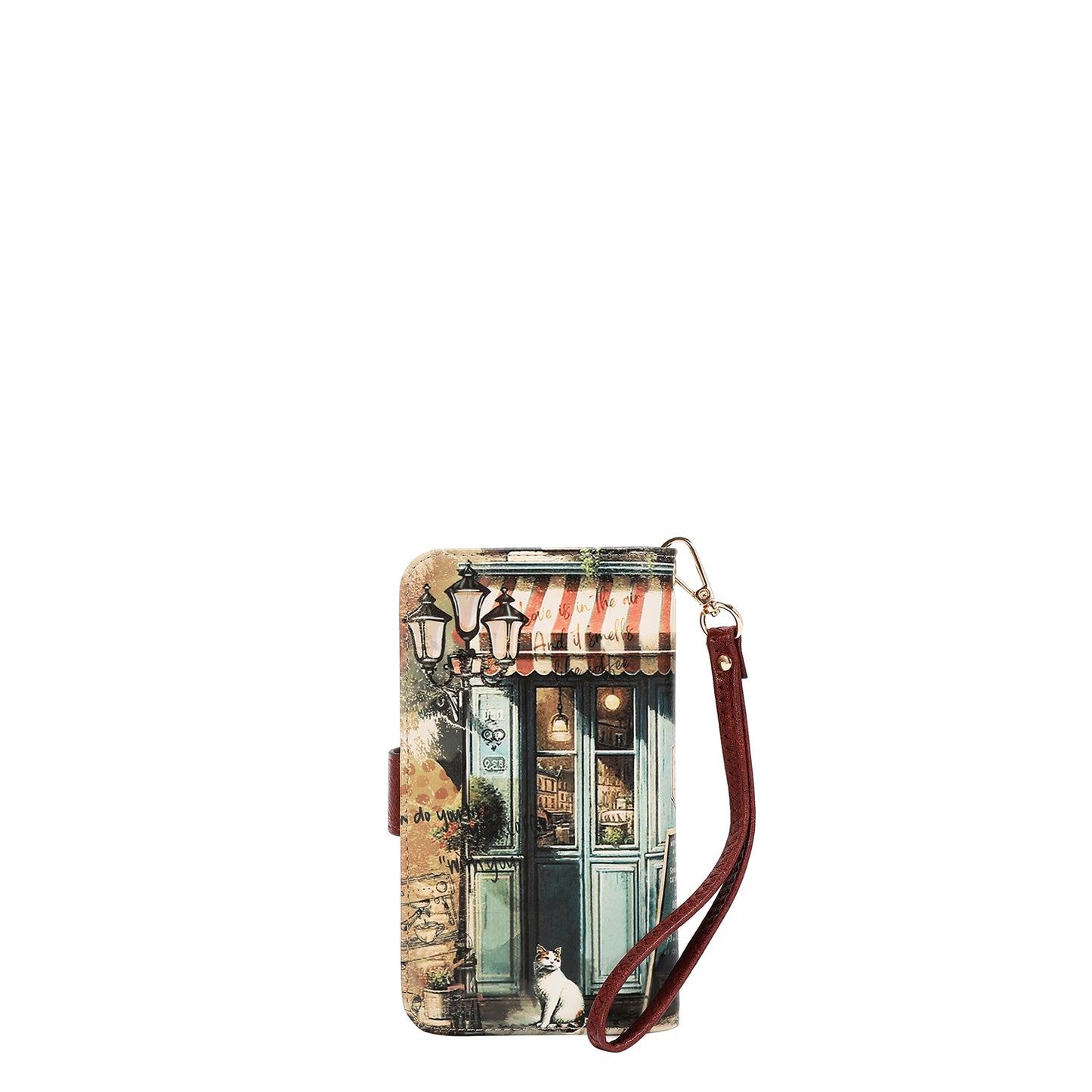 NL SIGNATURE PHONE CASE AND WALLET WRISTLET - HP6617 VIRTUAL FRIEND