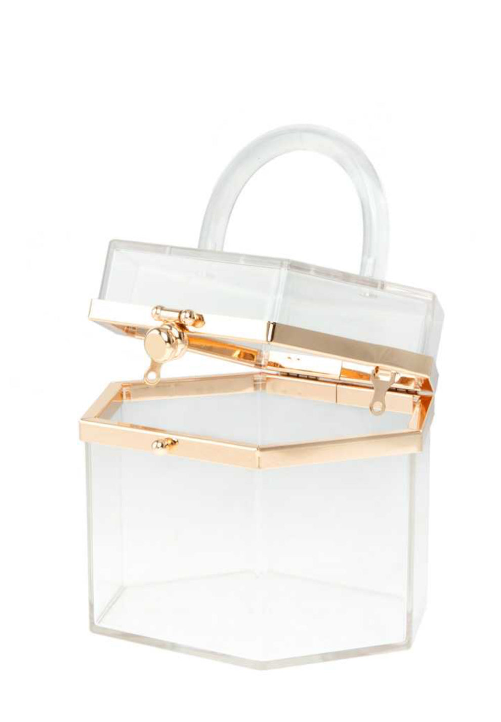 2047 Hard Case Acrylic Mini TRANSPARENT CROSSBODY BAG