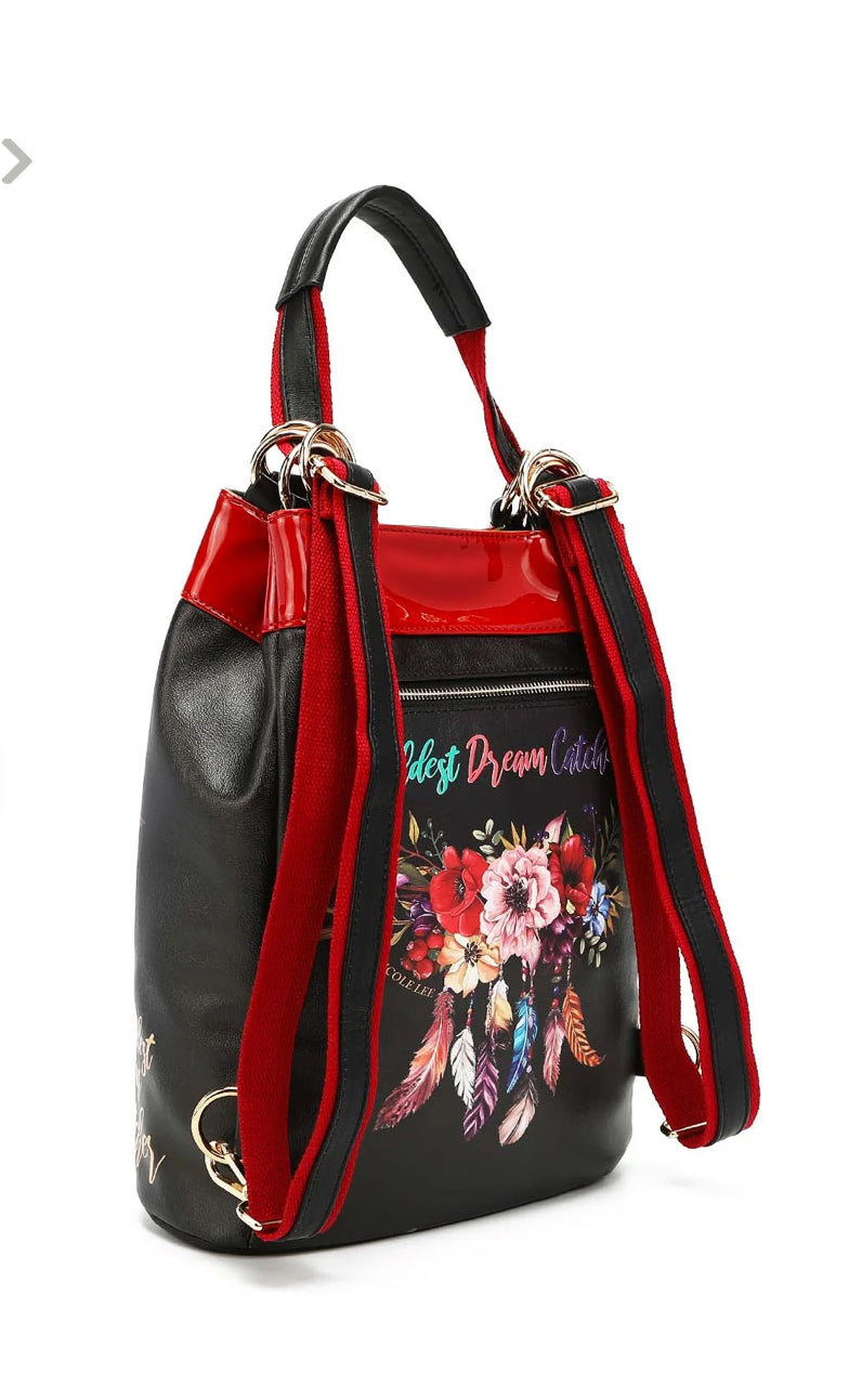 BOB16061 MULTIFUNCTIONAL BUCKET BAG BACKPACK