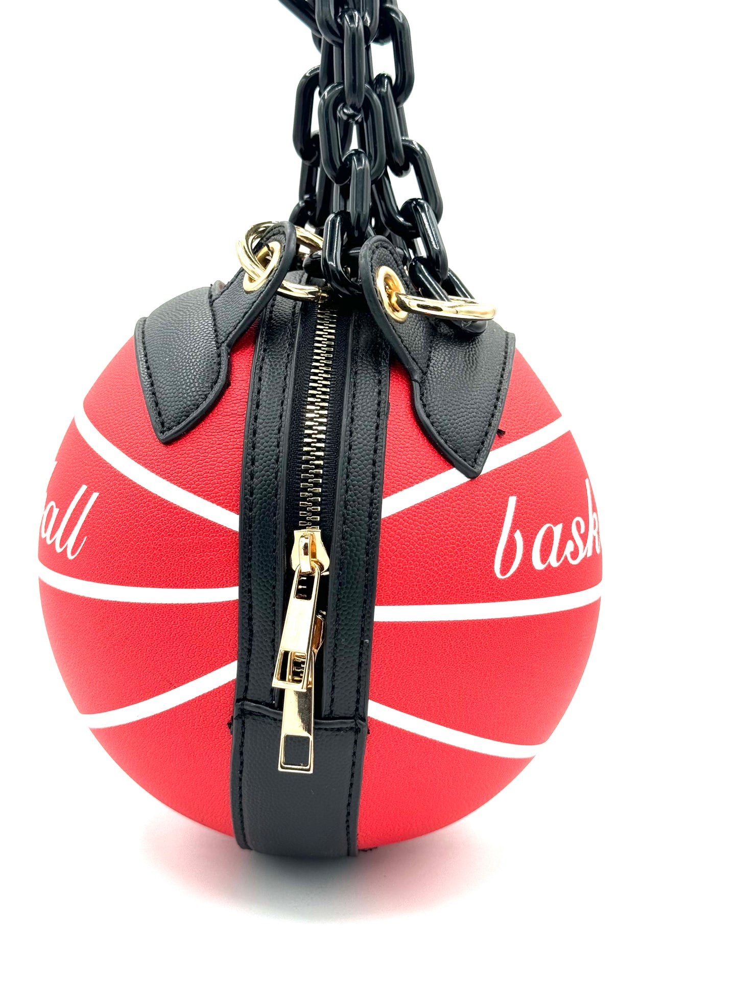 6673 Basket Ball Shape Shoulder Bag
