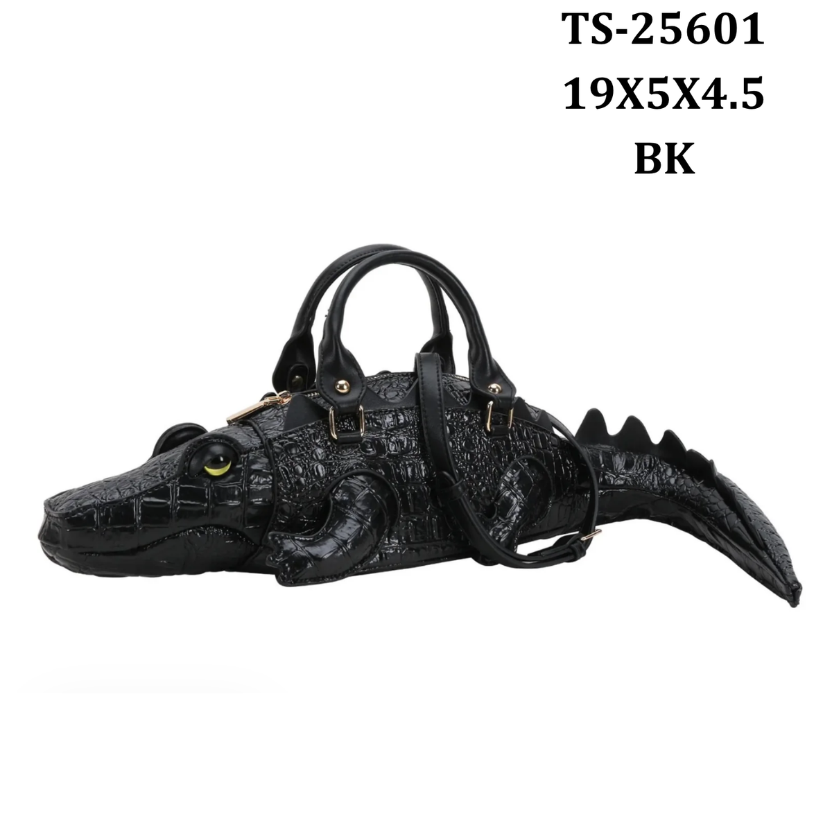 Funny Crocodile Shaped Shoulder Bag PTS-25601