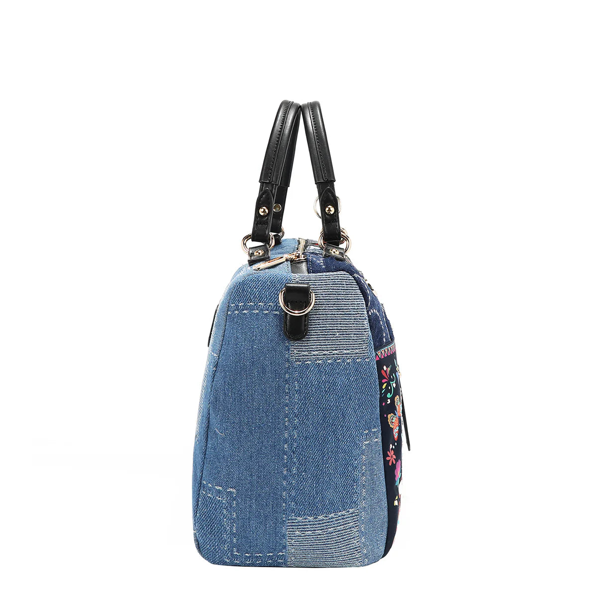 BOSQUE DE AMOR DENIM BOSTON BAG - JS17031 BOSQUE DE AMOR