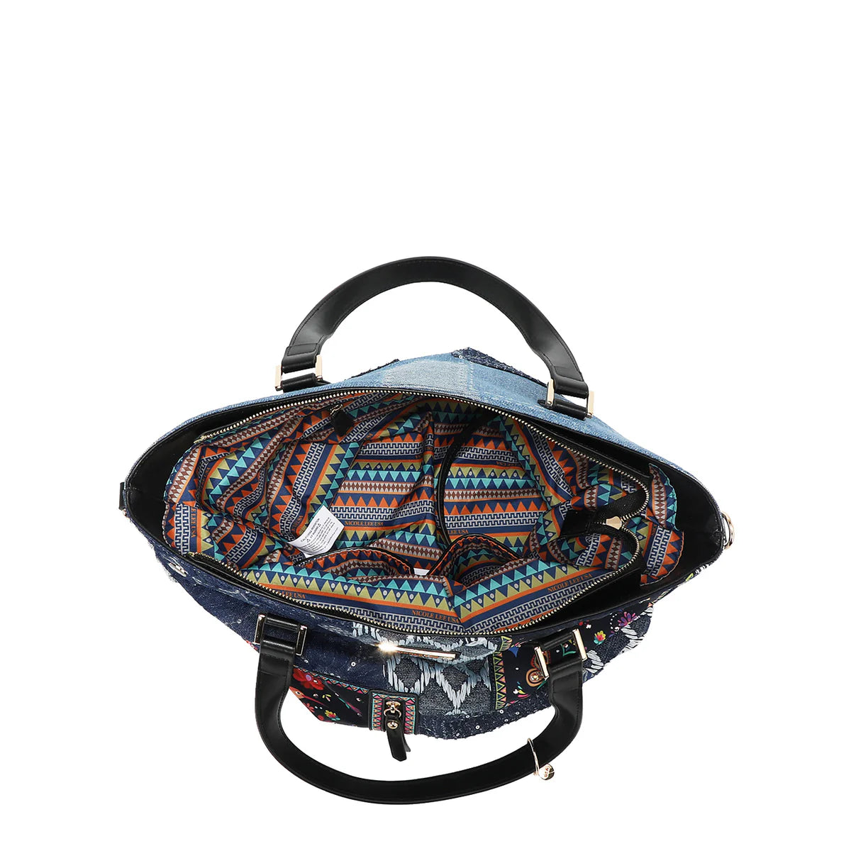 BOSQUE DE AMOR DENIM SHOPPER BAG - JS17032 BOSQUE DE AMOR