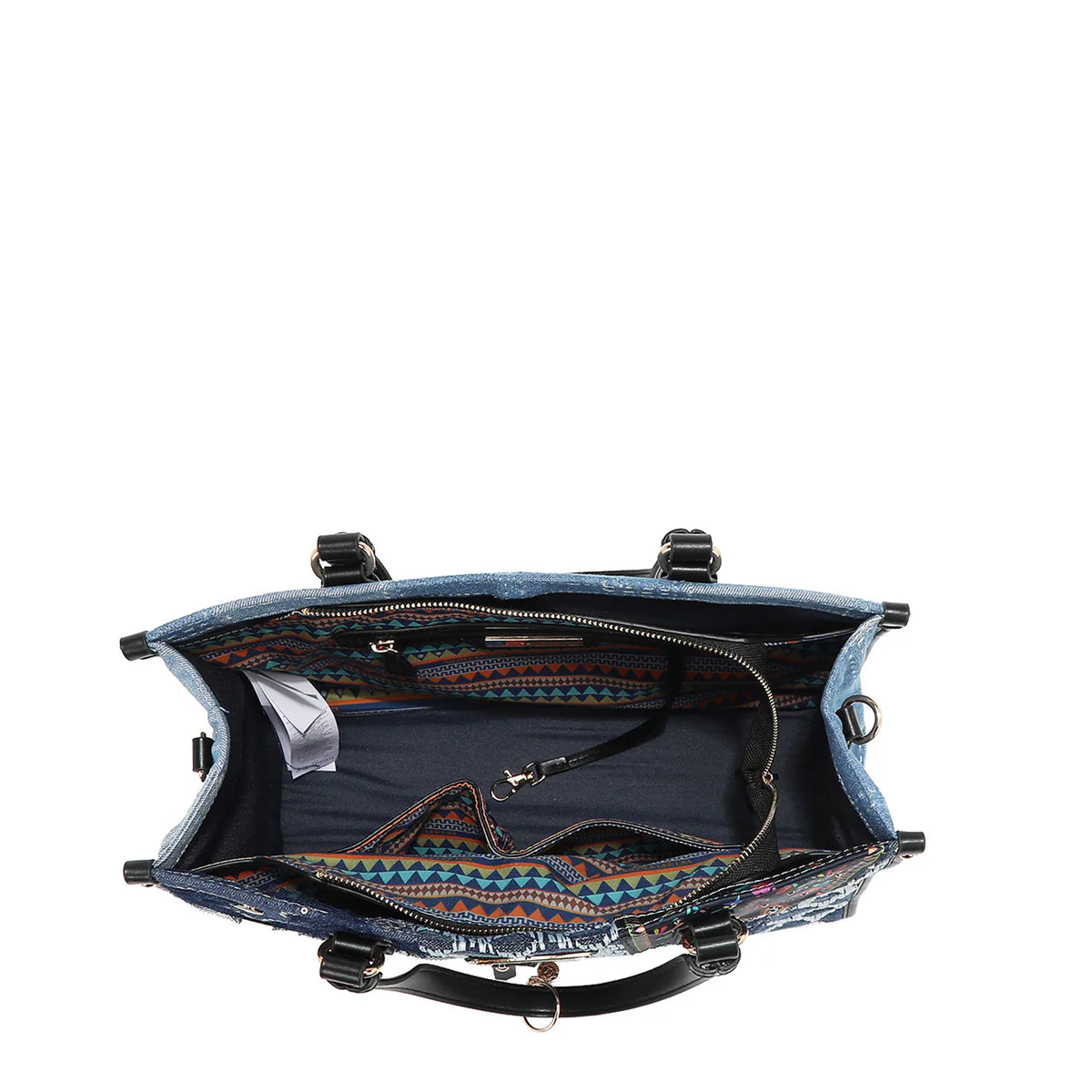 BOSQUE DE AMOR DENIM TOTE BAG -  JS17035 BOSQUE DE AMOR