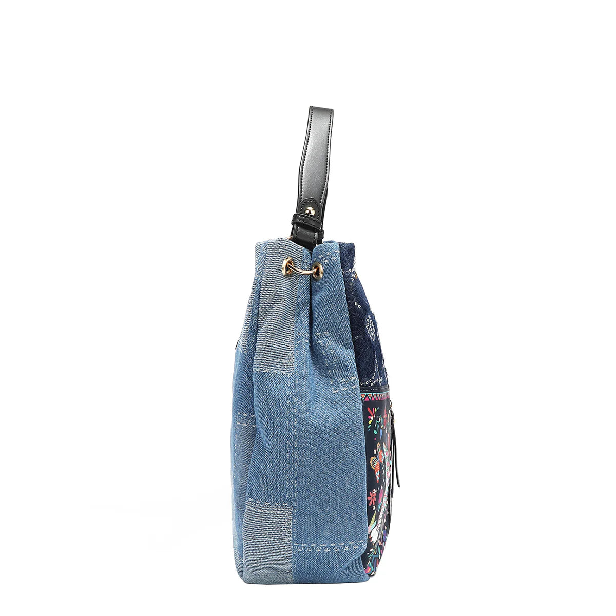 BOSQUE DE AMOR DENIM HOBO BAG - JS17036 BOSQUE DE AMOR