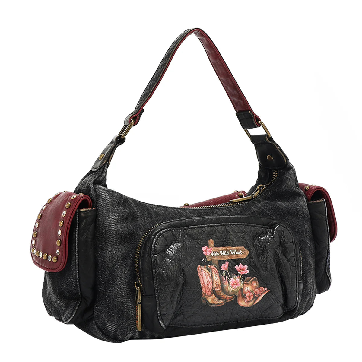 SOFIA MONTANA DENIM HANDBAG - JS17131 SOFIA MONTANA