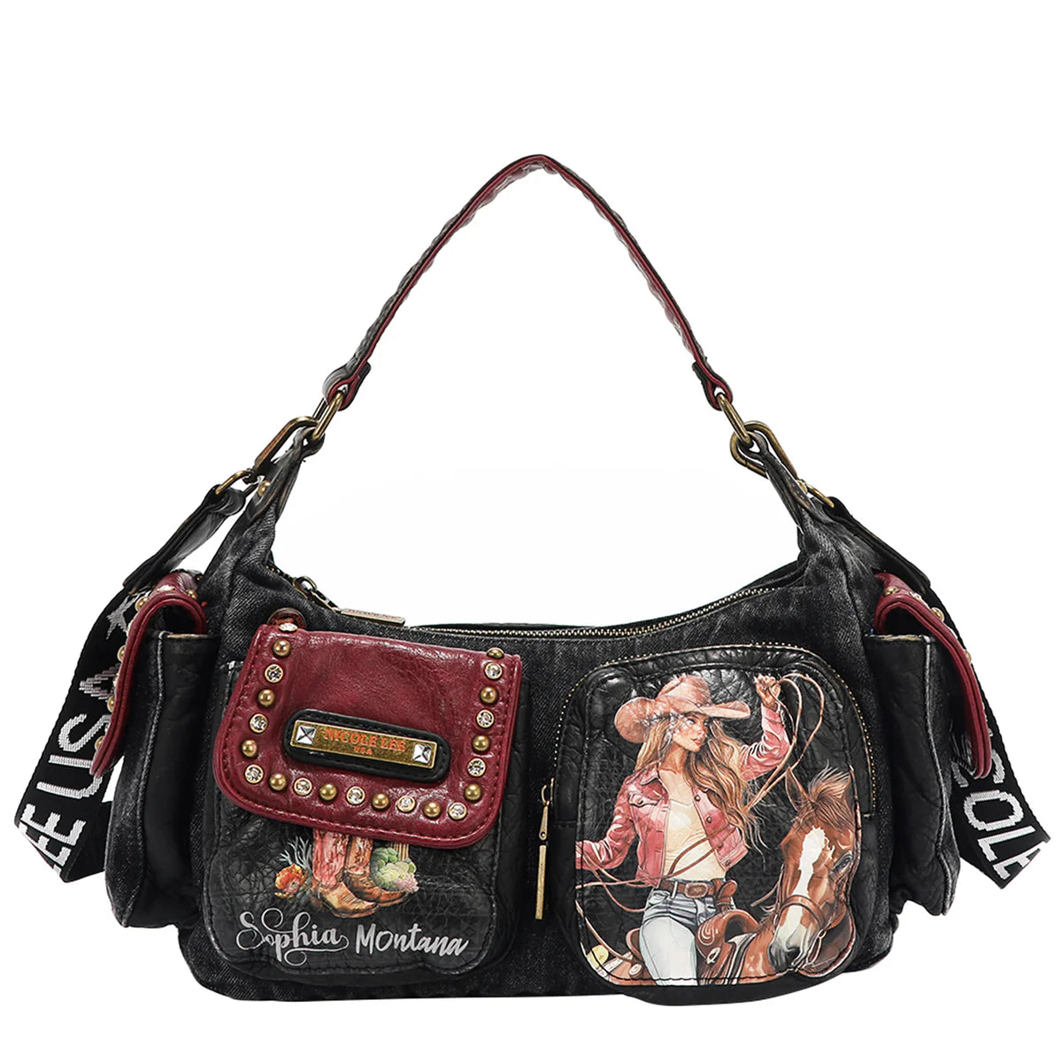 SOFIA MONTANA DENIM HANDBAG - JS17131 SOFIA MONTANA