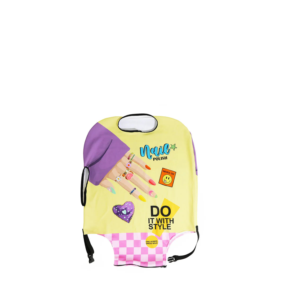 LUGGAGE COVER - LGC7809 MARTHA TRAVELS ITALY S / VIOLET BLOSSOM / SUN AND SAND / QUEEN CLEOPATRA / DREAM COMES TRUE