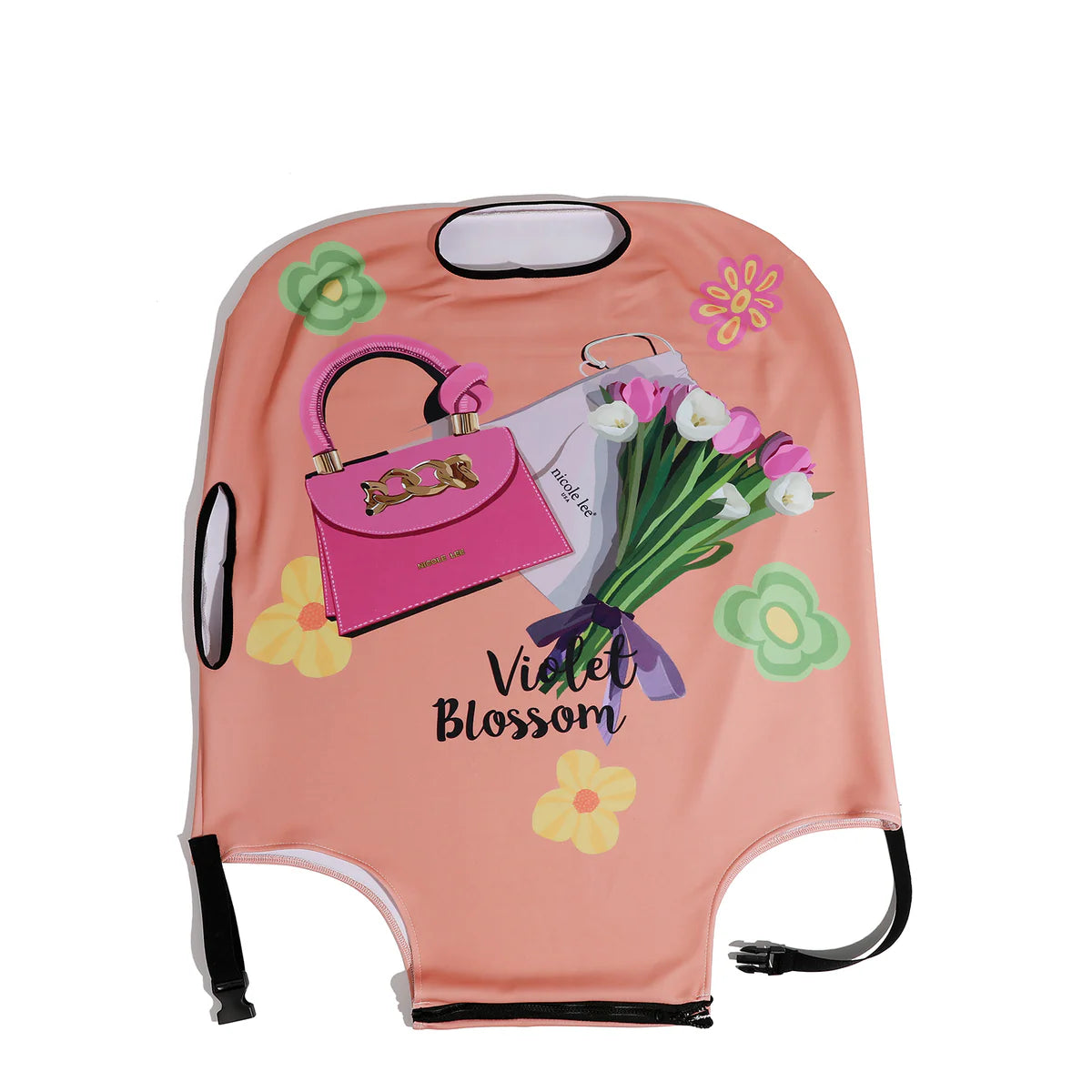 LUGGAGE COVER - LGC7809 MARTHA TRAVELS ITALY S / VIOLET BLOSSOM / SUN AND SAND / QUEEN CLEOPATRA / DREAM COMES TRUE